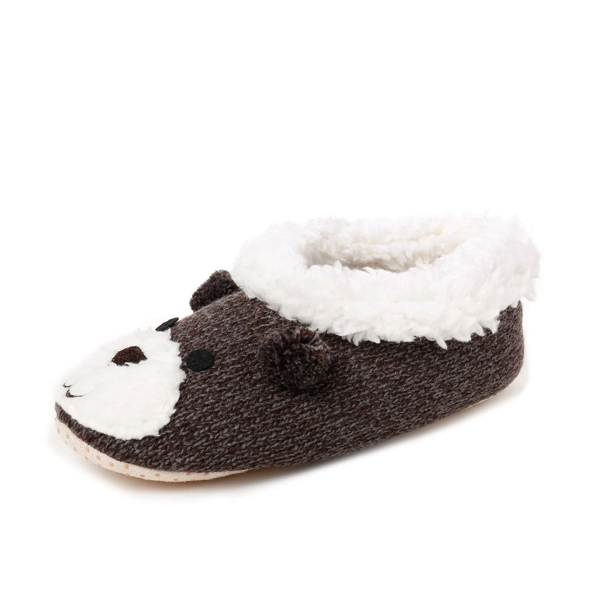 Women's Beary Cute Ballet Slipper with Shearling Lining