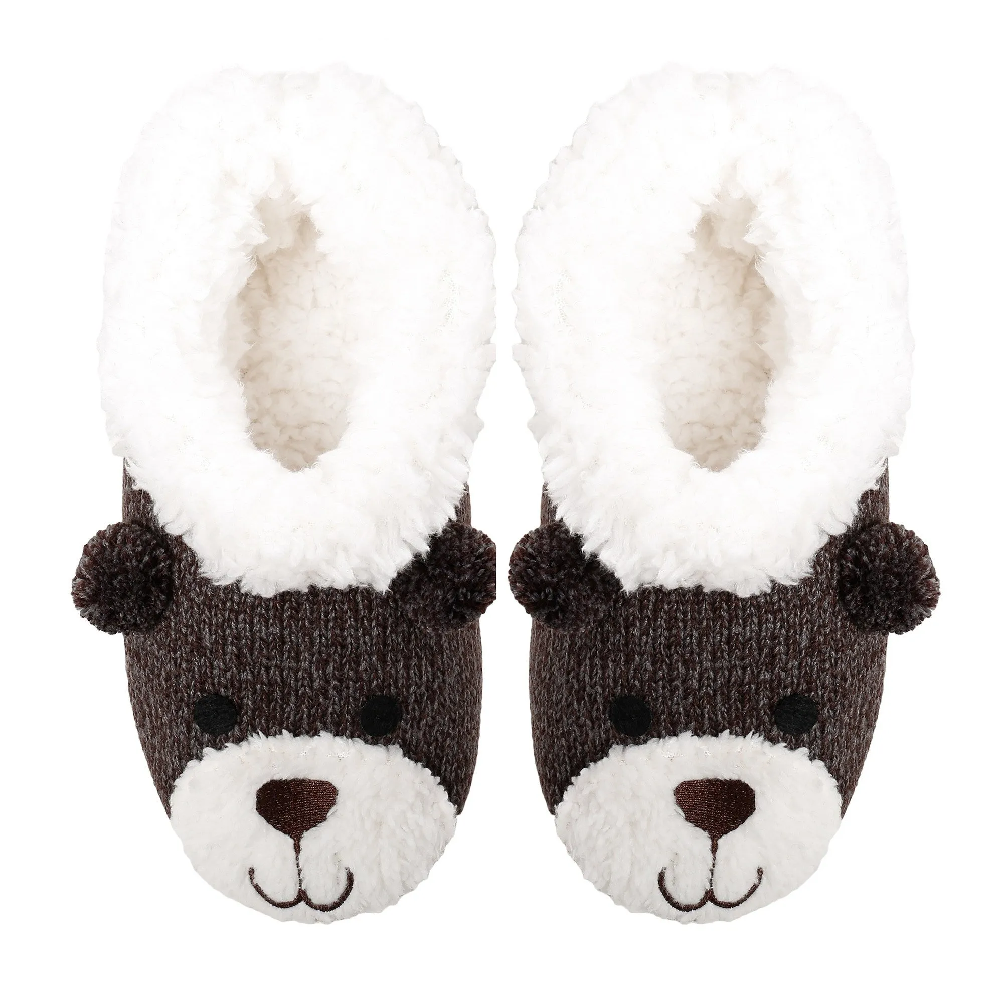 Women's Beary Cute Ballet Slipper with Shearling Lining