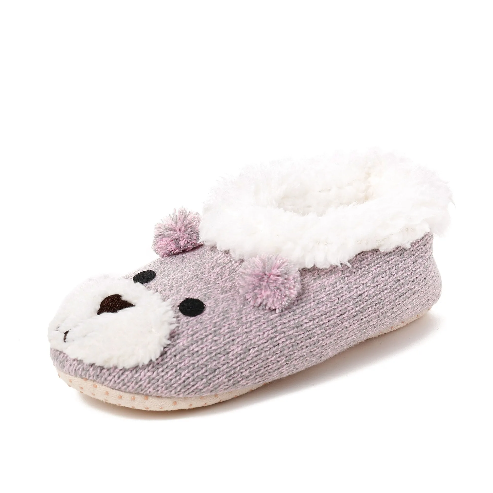 Women's Beary Cute Ballet Slipper with Shearling Lining