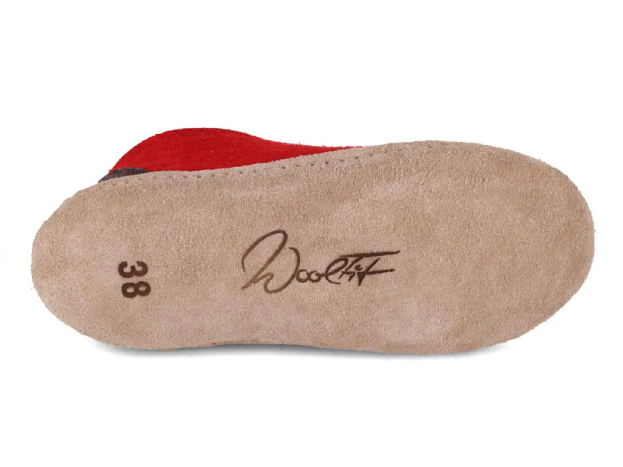 WoolFit Highland | Closed-Heel Felt Slippers with Leather Sole