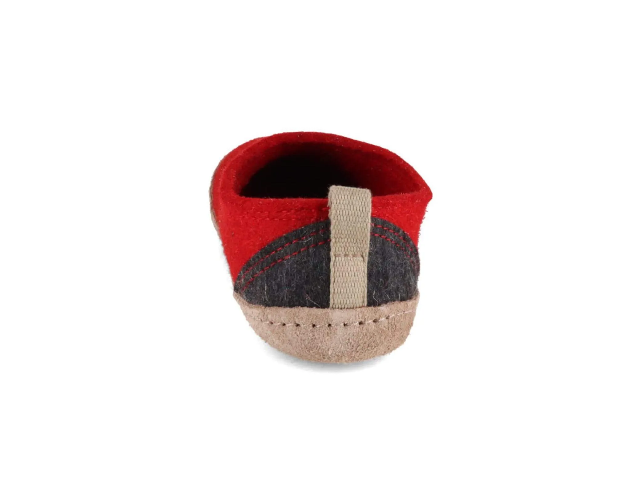 WoolFit Highland | Closed-Heel Felt Slippers with Leather Sole