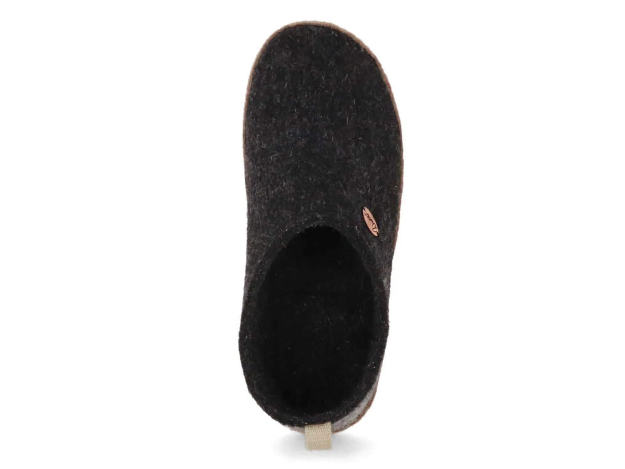 WoolFit Highland | Closed-Heel Felt Slippers with Leather Sole