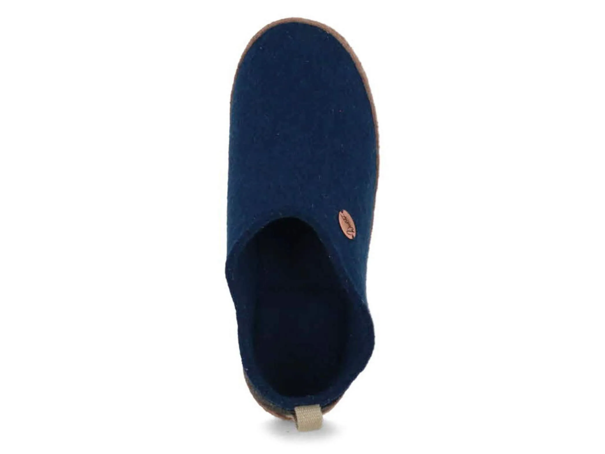 WoolFit Highland | Closed-Heel Felt Slippers with Leather Sole