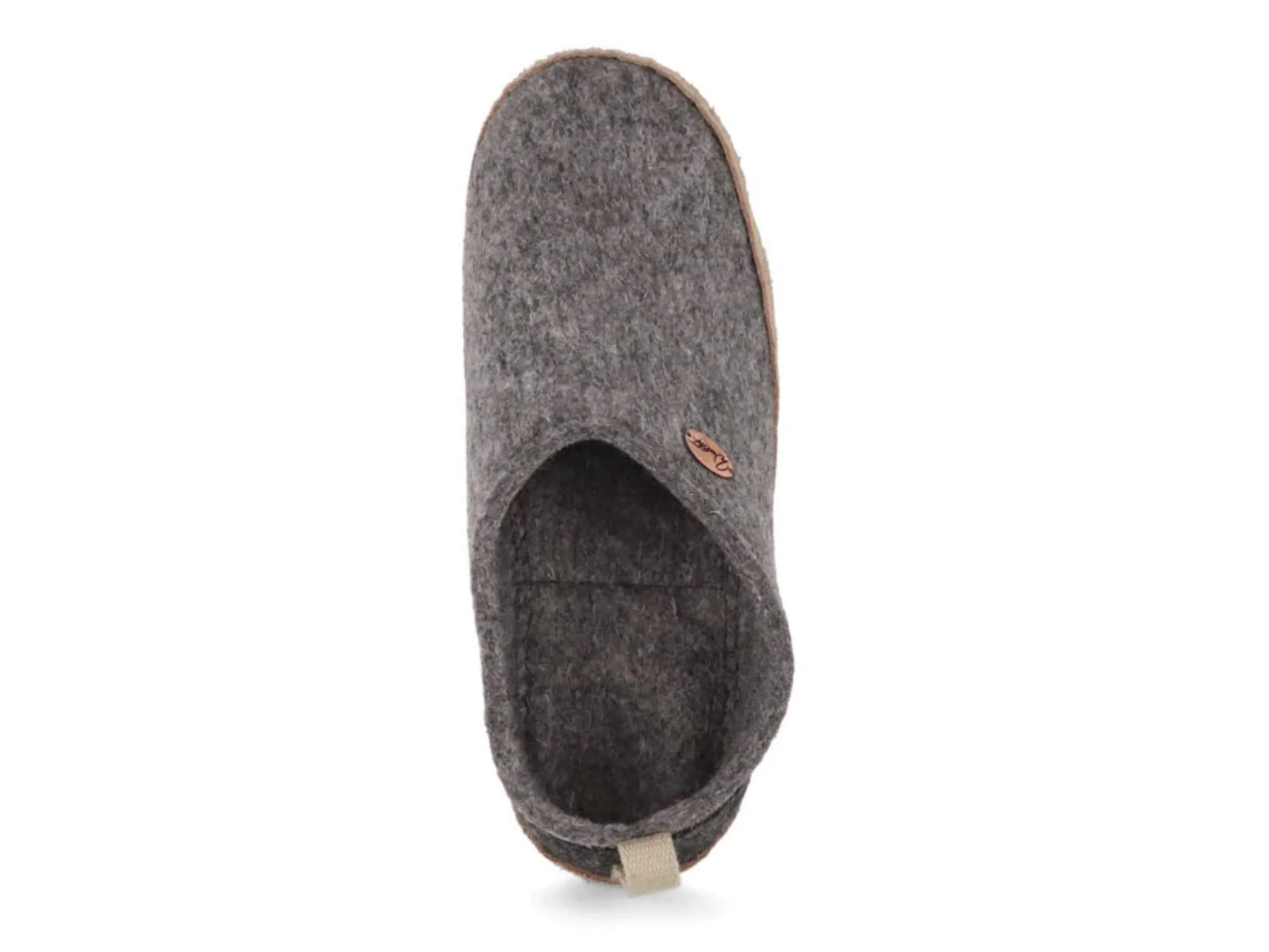 WoolFit Highland | Closed-Heel Felt Slippers with Leather Sole