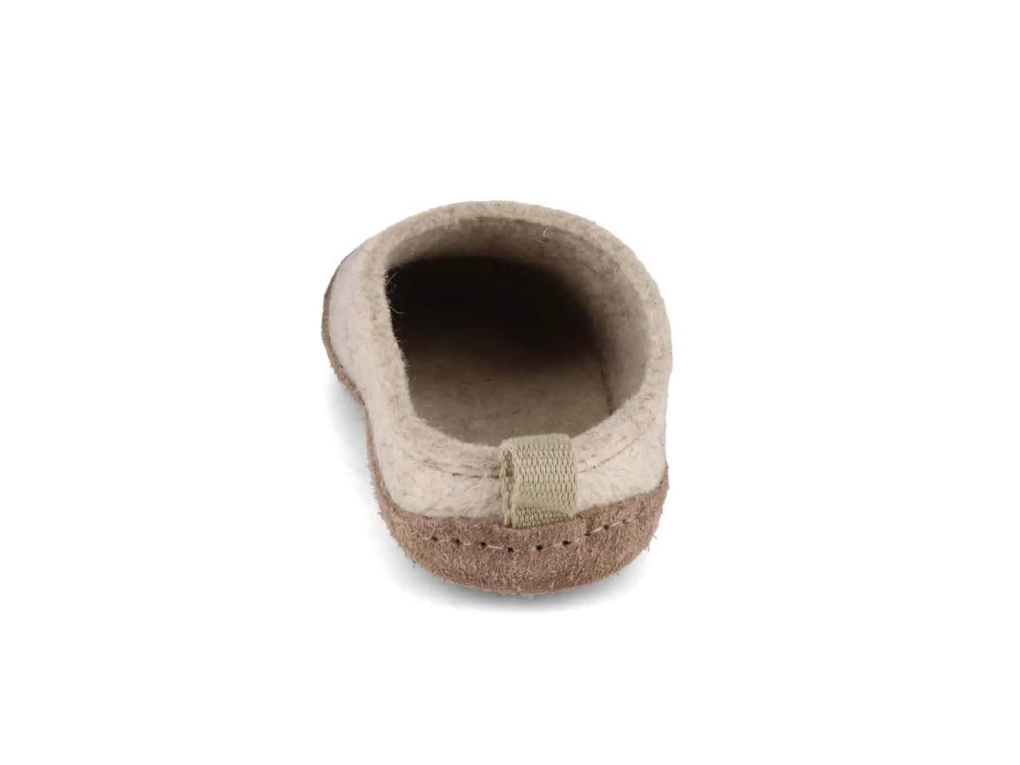 WoolFit Tundra | Lightweight Felt Slippers with Leather Sole