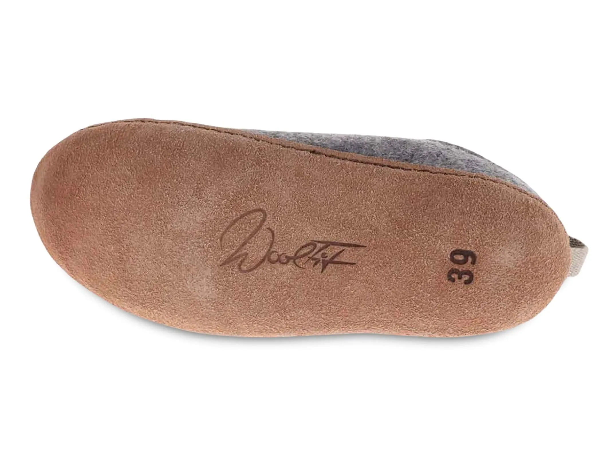 WoolFit Tundra | Lightweight Felt Slippers with Leather Sole