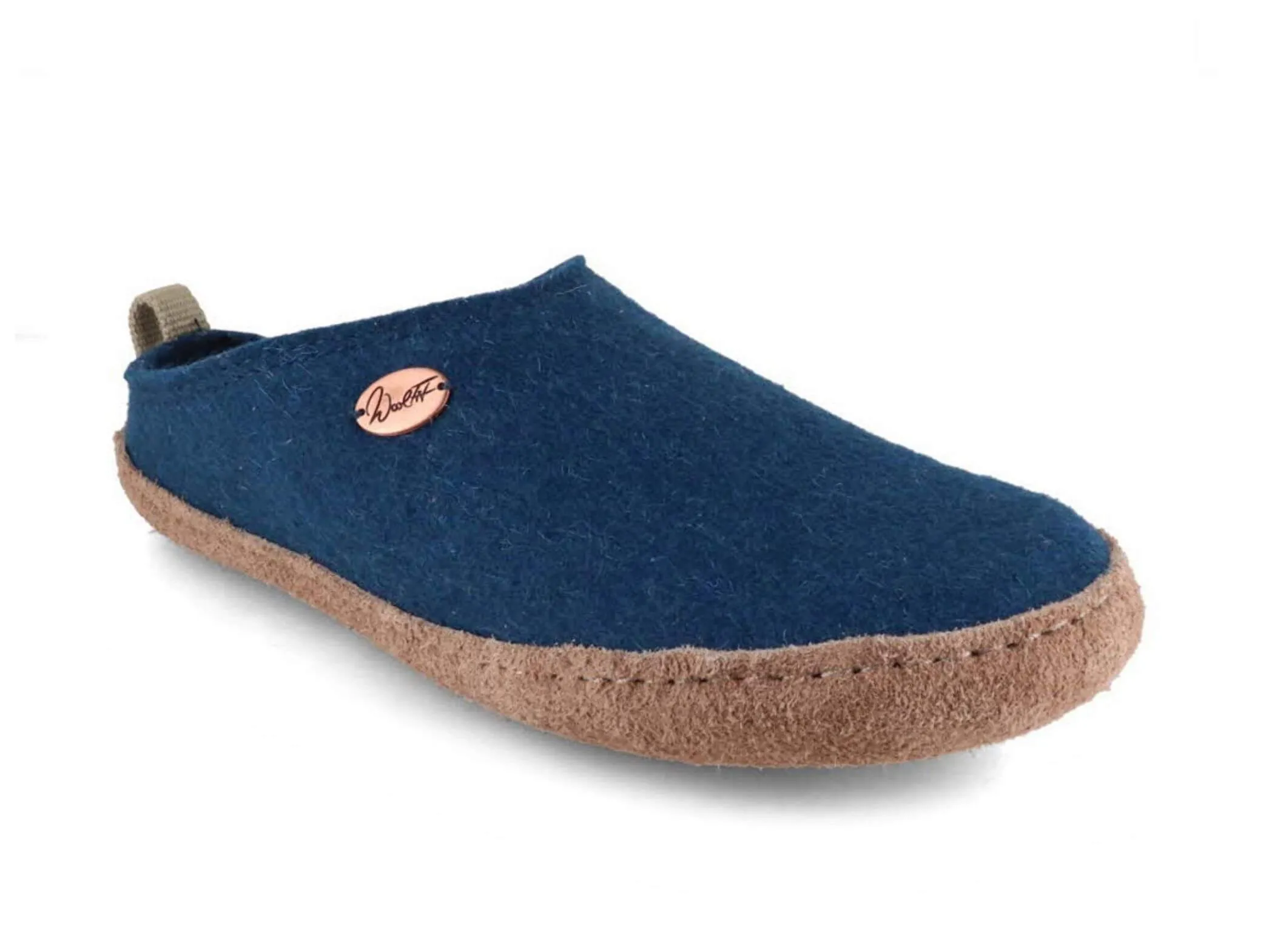 WoolFit Tundra | Lightweight Felt Slippers with Leather Sole