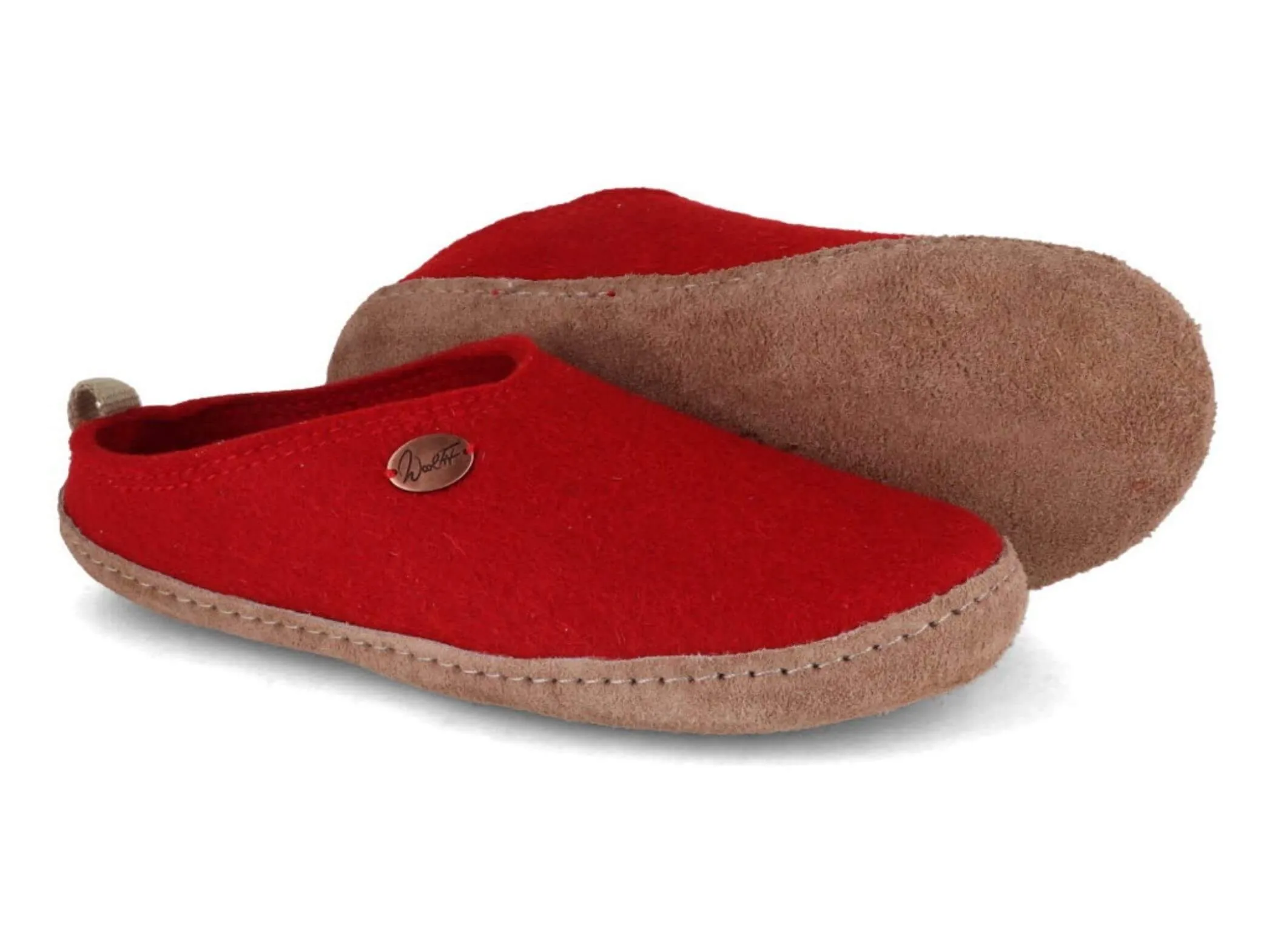 WoolFit Tundra | Lightweight Felt Slippers with Leather Sole