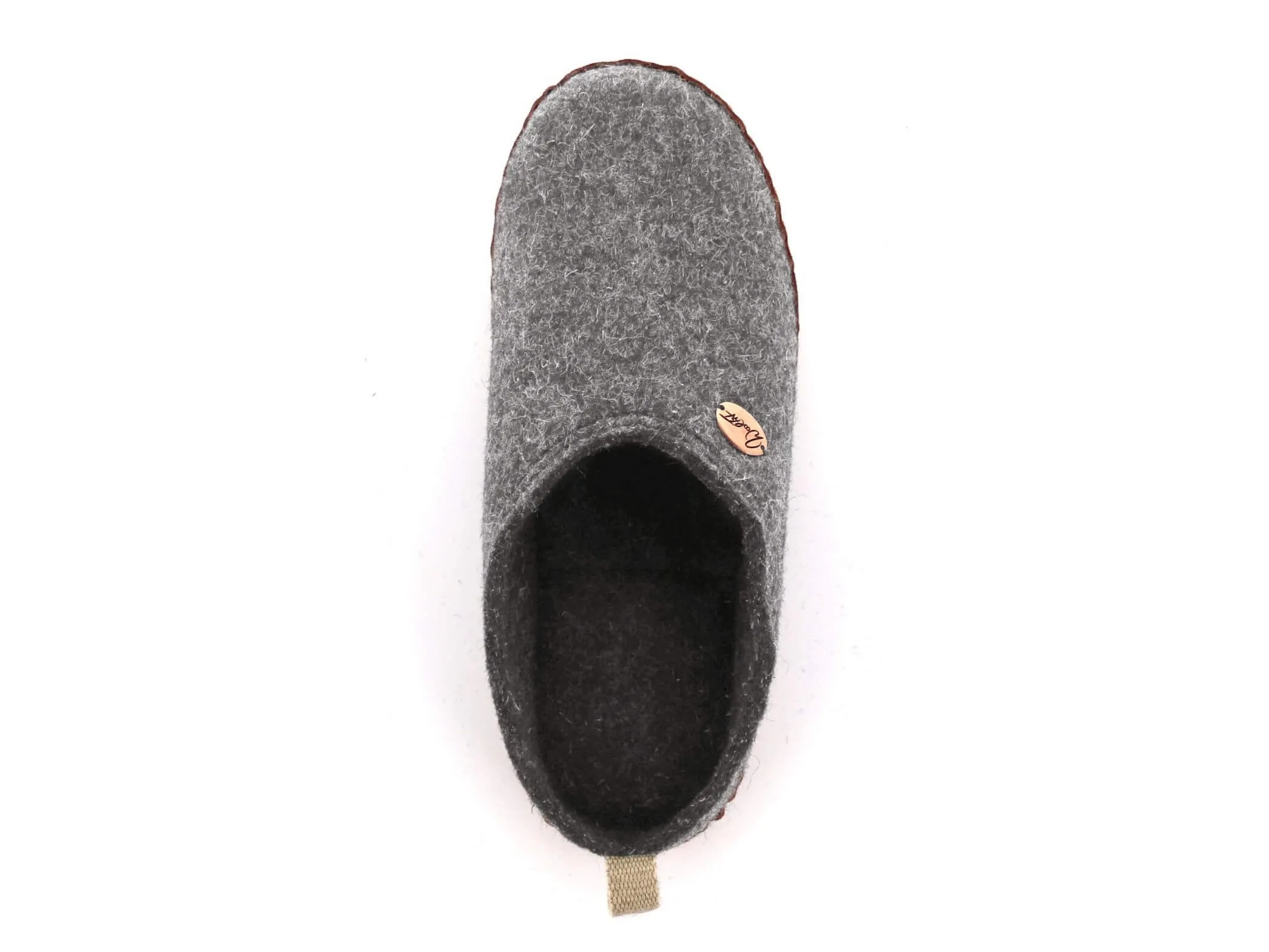 WoolFit Tundra | Lightweight Felt Slippers with Leather Sole