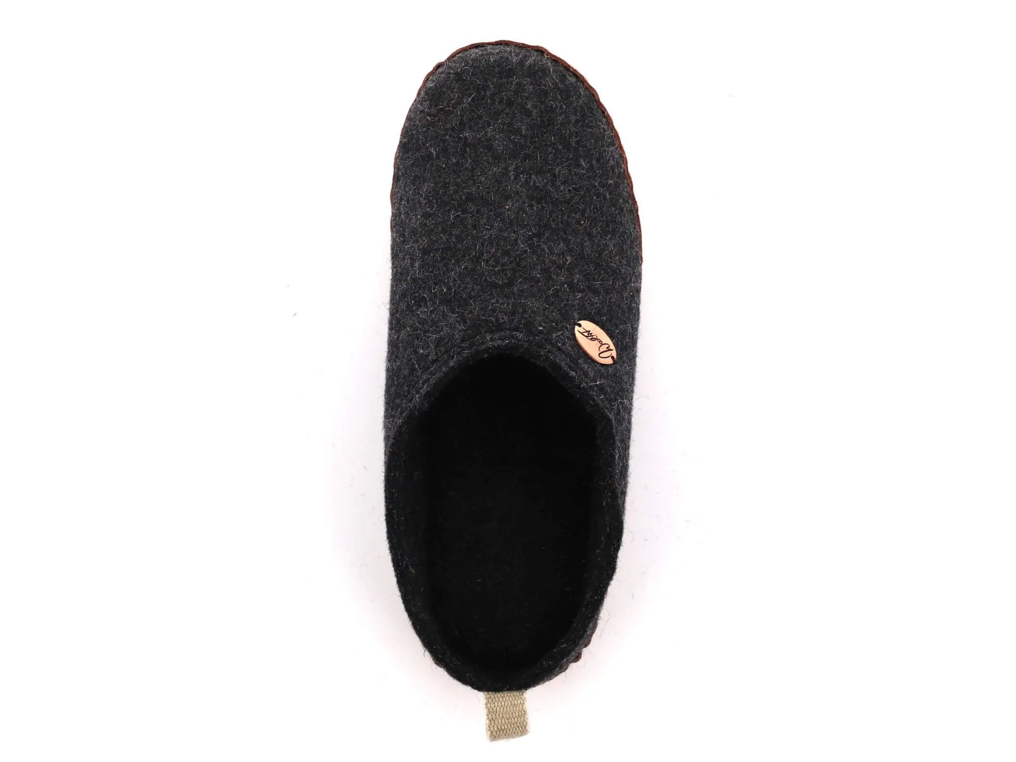 WoolFit Tundra | Lightweight Felt Slippers with Leather Sole