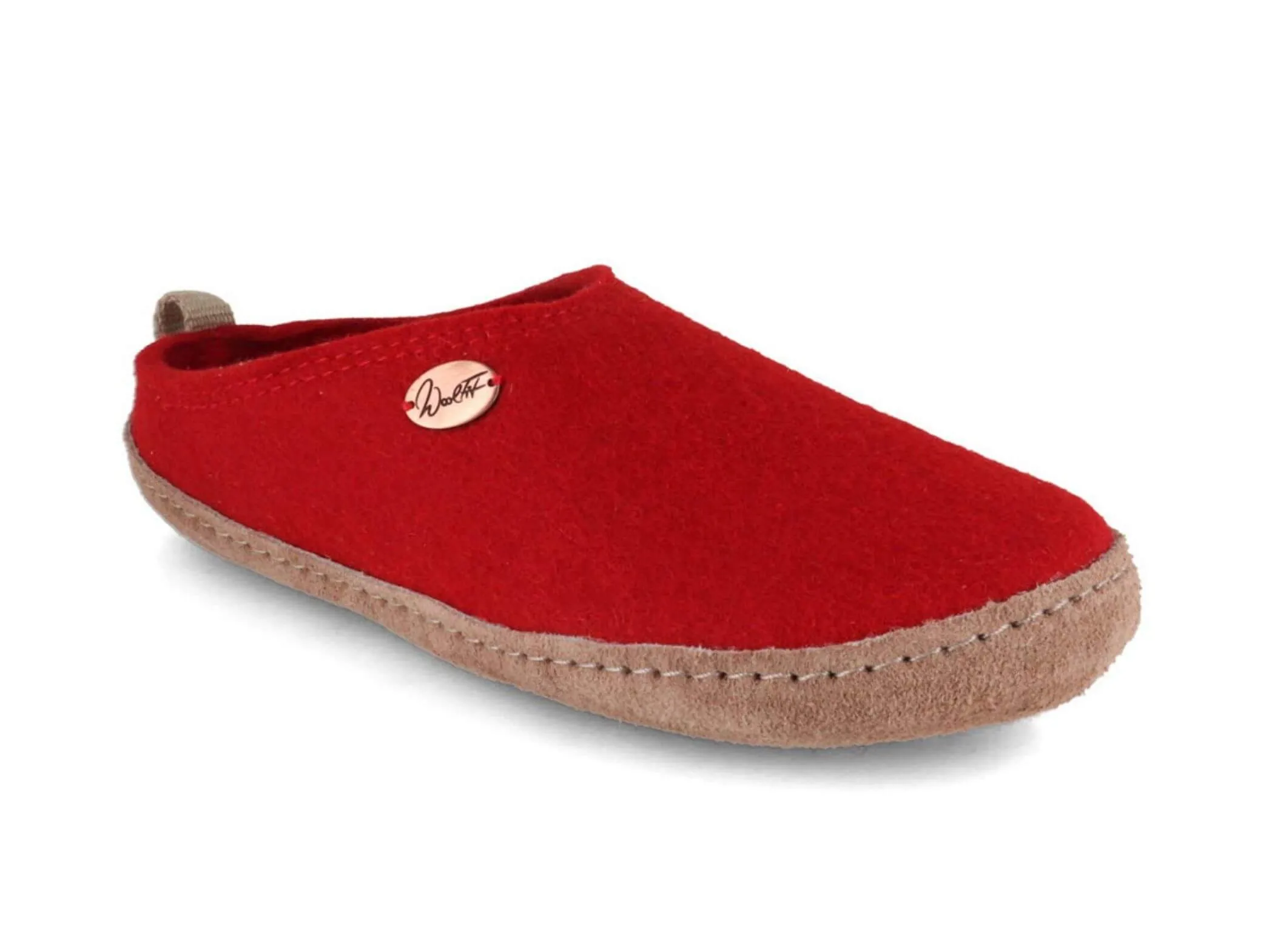 WoolFit Tundra | Lightweight Felt Slippers with Leather Sole