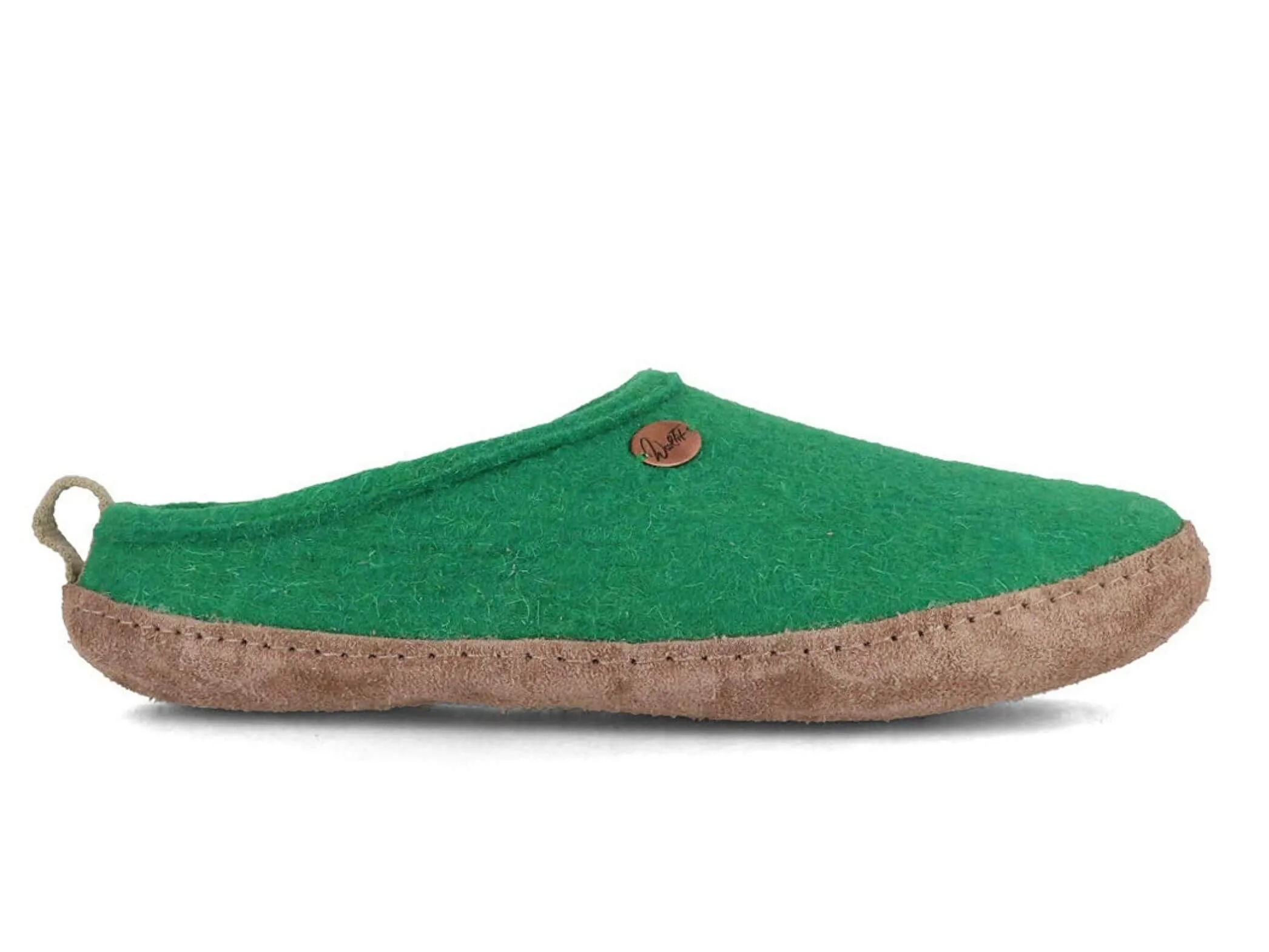 WoolFit Tundra | Lightweight Felt Slippers with Leather Sole