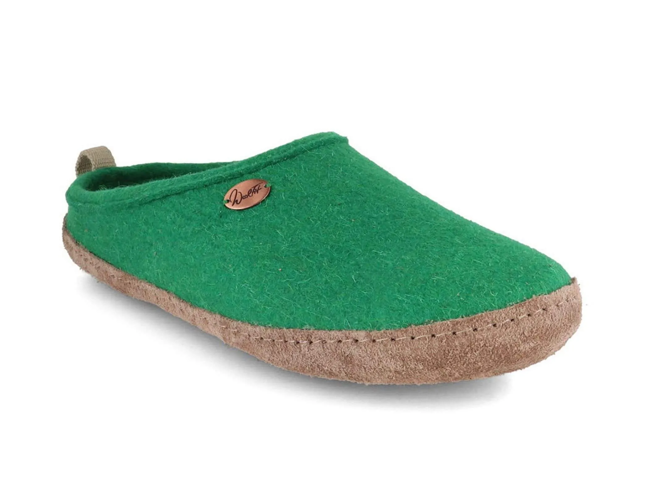 WoolFit Tundra | Lightweight Felt Slippers with Leather Sole