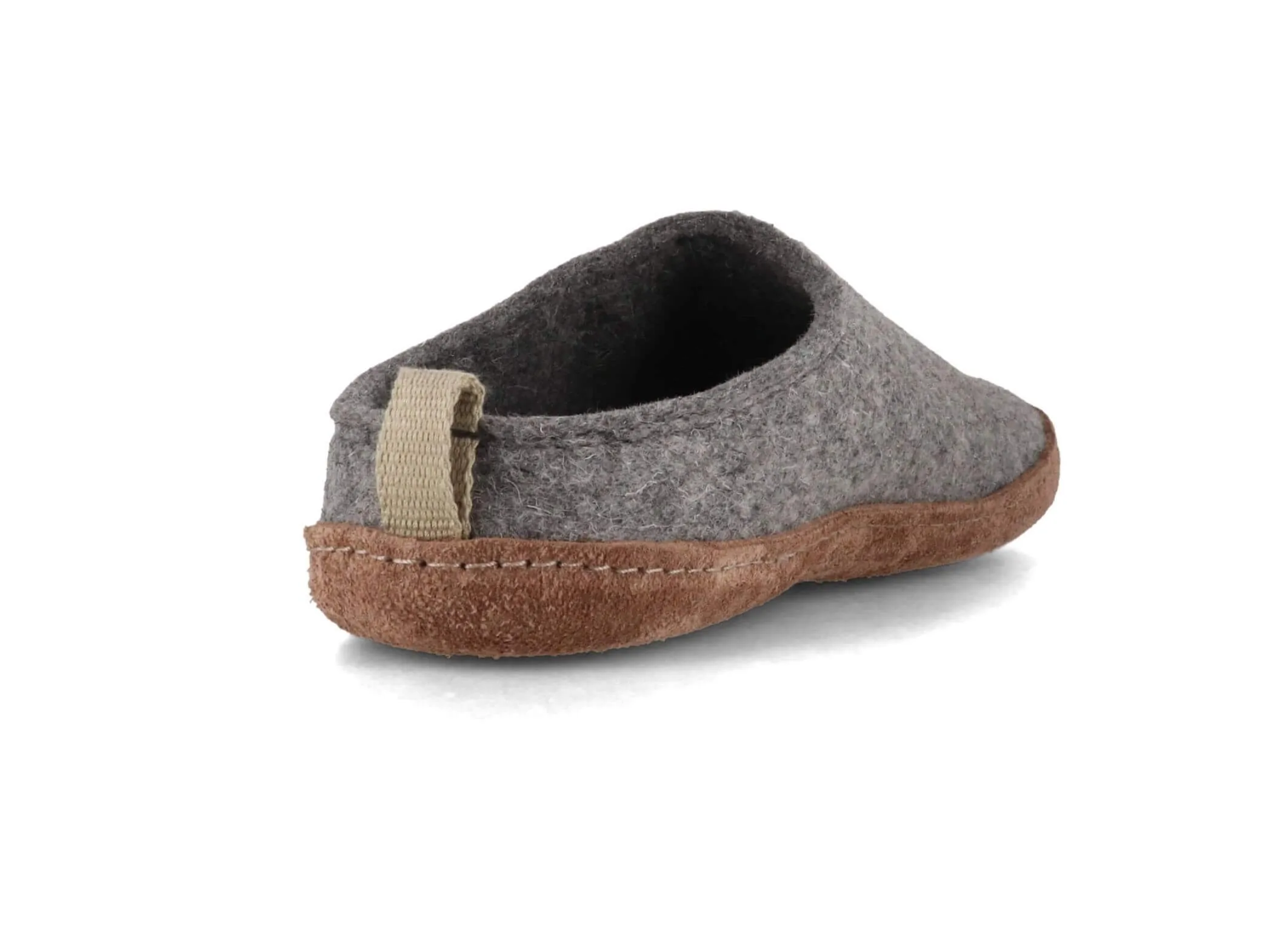 WoolFit Tundra | Lightweight Felt Slippers with Leather Sole