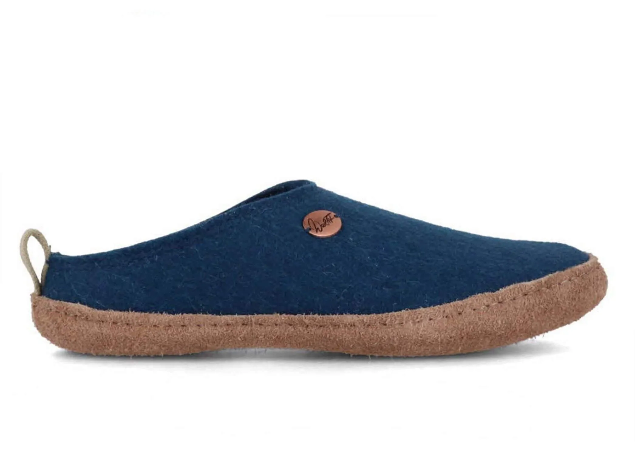 WoolFit Tundra | Lightweight Felt Slippers with Leather Sole