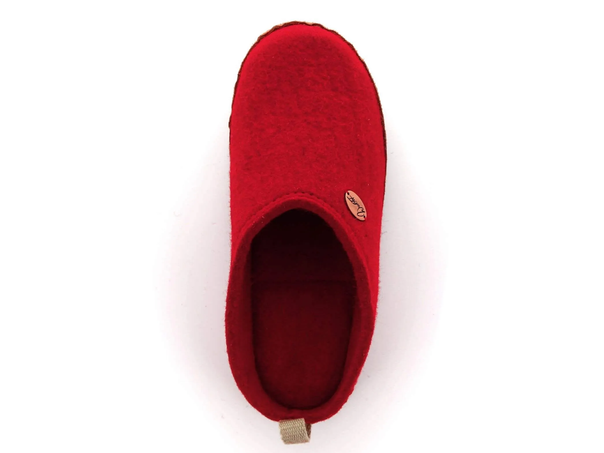 WoolFit Tundra | Lightweight Felt Slippers with Leather Sole