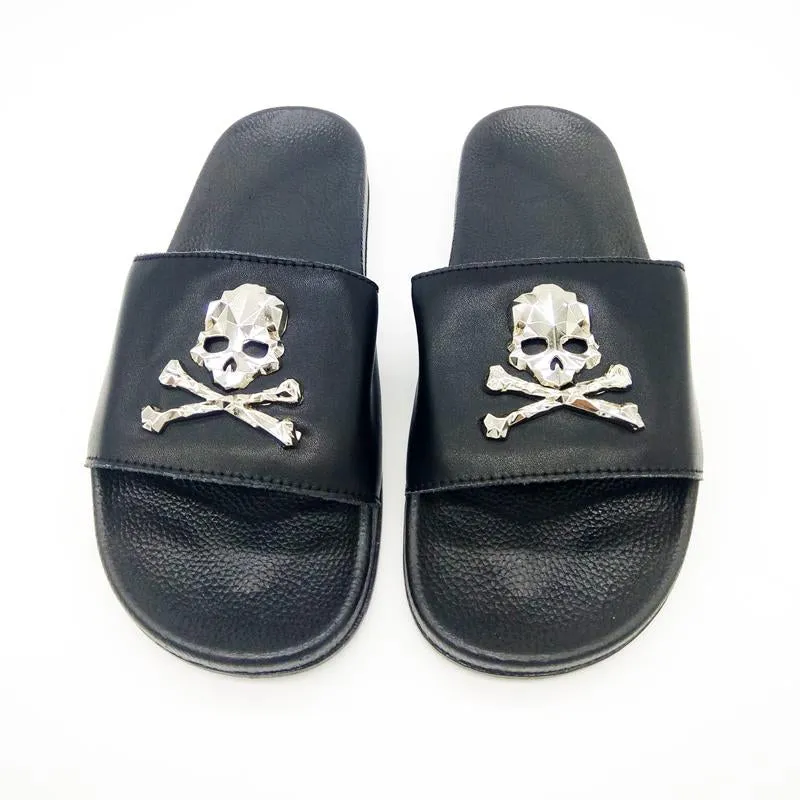 Zapps Skull Slide Slippers (Women's Size)