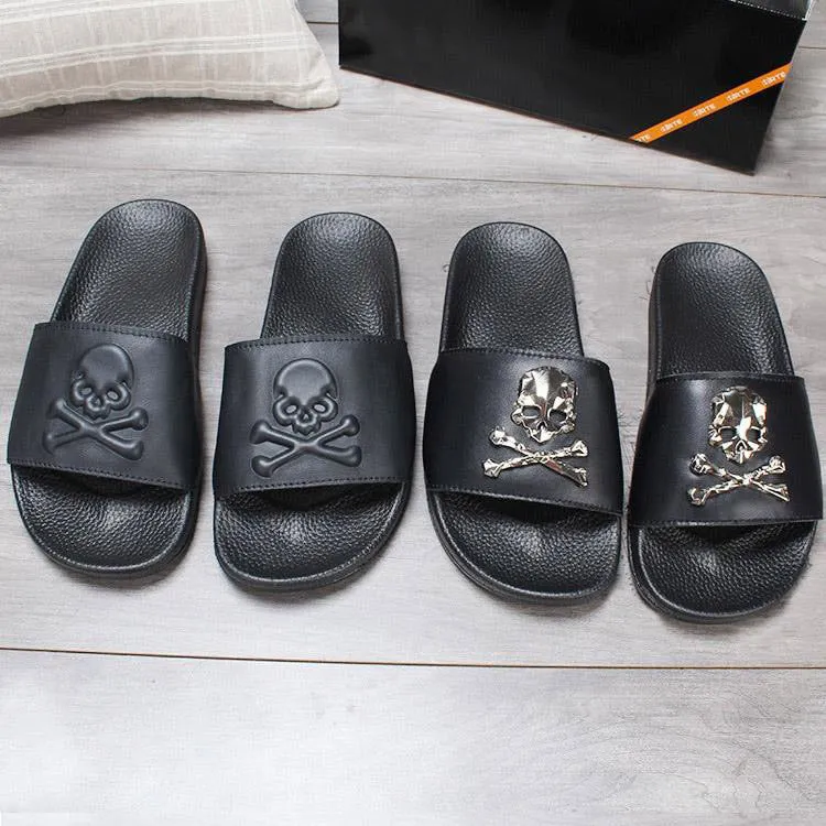 Zapps Skull Slide Slippers (Women's Size)