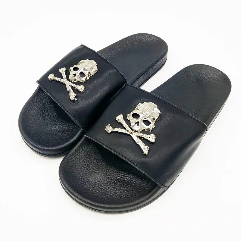 Zapps Skull Slide Slippers (Women's Size)